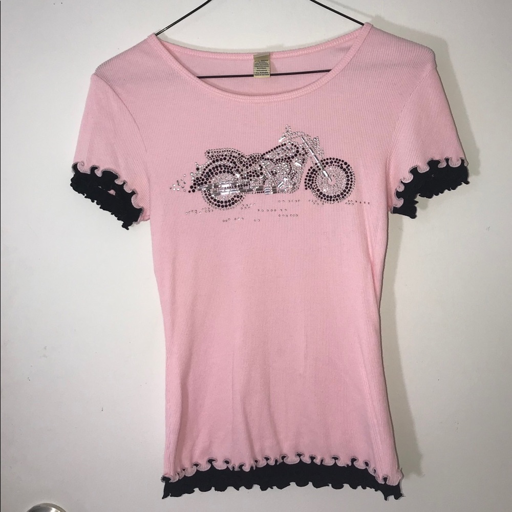 Motorcycle baby tee